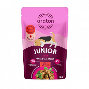 ARATON dog junior KAPSIČKA wet lamb&rabbit  85 g