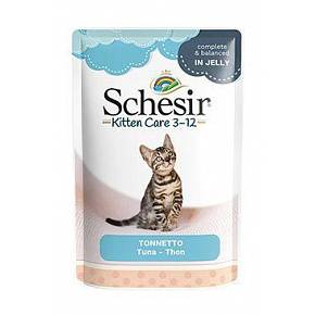 Schesir Cat tasak Kitten Tonhal zselé 150g