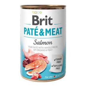 Brit Dog konz Paté & Meat Lazac 400g