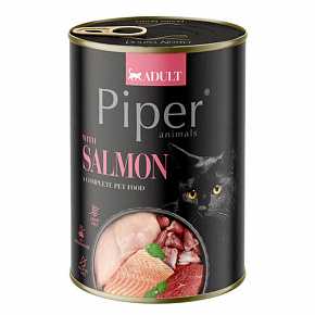 PIPER CAT konzerv macskáknak, lazaccal 400g