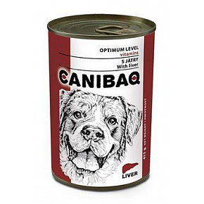 Canibaq kutyakonzerv. májkrém 415g