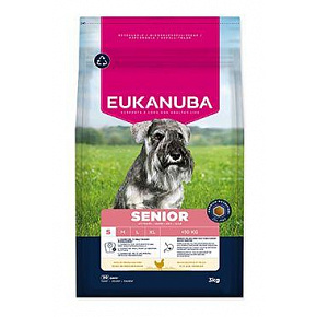 Eukanuba Dog Senior Small friss csirkében gazdag 3kg