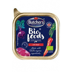 Butcher's Dog Bio Foods marhahúsos tálka 150g