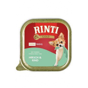 Rinti Dog Gold Mini kád szarvas+marha 100g