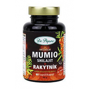 Dr.Popov MUMIO Shilajit homoktövissel 60 kapszula.