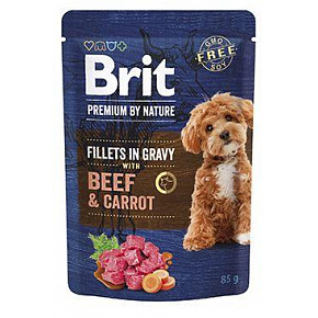 Brit Premium Dog Fillets Gravy Marha & Répa 85g Brit Premium Dog Fillets Gravy Marha & Répa 85g