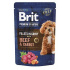 Brit Premium Dog Fillets Gravy Marha & Répa 85g