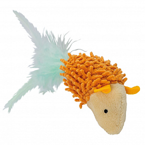 "MAX" egér csengővel és tollakkal, 9 cm, HipHop Cat