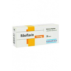 Riboflavin 10mg Generica 30tbl