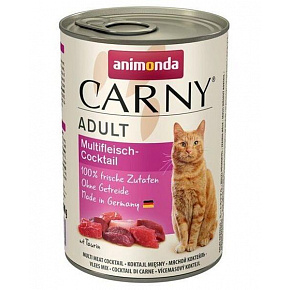 Animonda CARNY® cat Adult Adult multimeat koktél bal. 6 x 400 g-os konzervdoboz Animonda CARNY® cat Adult Adult multimeat koktél bal. 6 x 400 g-os konzervdoboz
