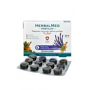 HerbalMed Pasztillák zsályával/ginzenggel/vit.C 24db Simply