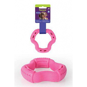 Aroma Triangle kutyajáték, rózsaszín 12cm Aroma Triangle kutyajáték, rózsaszín 12cm