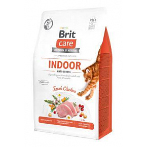 Brit Care Cat GF Indoor Anti-stressz, 0,4kg Brit Care Cat GF Indoor Anti-stressz, 0,4kg