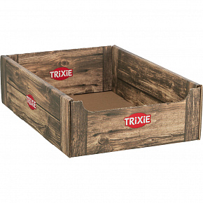 Doboz, kartonpapír, fa kivitelben, 31 × 16.4 × 45 cm