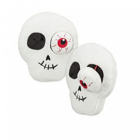Halloween Koponya - koponya, plüss játék kutyáknak, 19 cm - KORLÁTOZOTT AJÁNLAT Halloween Koponya - koponya, plüss játék kutyáknak, 19 cm - KORLÁTOZOTT AJÁNLAT
