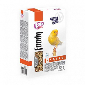 LOLO BASIC teljes értékű eledel kanáriknak 500 g-os dobozban