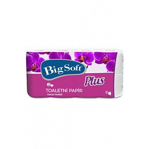 Wc toalettpapír Big Soft Plus 2 rétegű 8 db