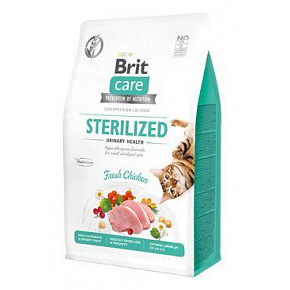 Brit Care Cat GF Sterilizált Húgyúti Egészség 0,4kg