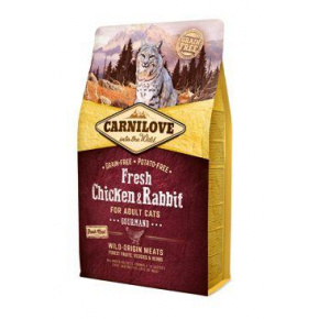 Carnilove Cat Fresh csirke és nyúl felnőtteknek 2kg