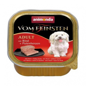 ANIMONDA pástétom ADULT - marhahús, pulykaszív kutyáknak 150g