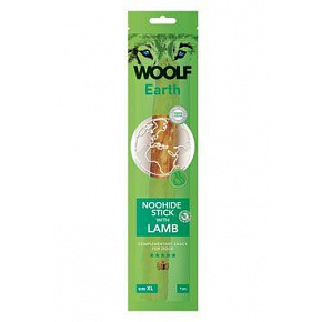 WOOLF Earth temetkezés. NooHide XL Stick bárányhússal 85g