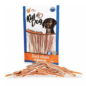 KIDDOG kacsacsíkok carpaccio 80 g KIDDOG kacsacsíkok carpaccio 80 g