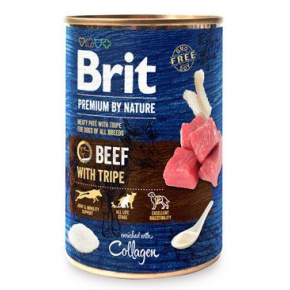 Brit Premium Dog by Nature Cons Marhahús és Tripes 400g