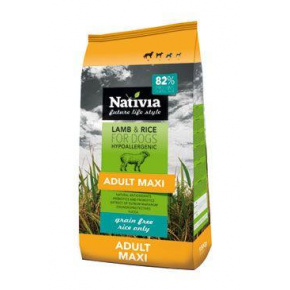 Nativia Dog Adult Maxi bárány&rizs 15kg