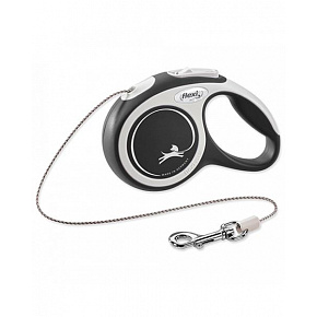 FLEXI Comfort New M póráz 5m/20kg fekete