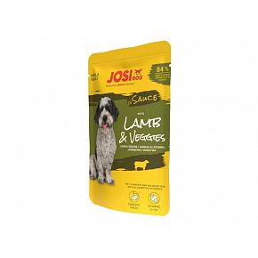 JosiDog jutalomfalat Dog Lamb&Veggies in Sauce 100 g