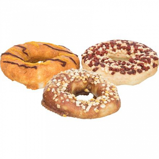 Fánkok, bivaly karikák kacsa/pulyka/csirke ízesítéssel [50] , ø 10 cm