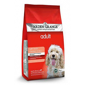 Arden Grange Felnőtt Kutyáknak friss Csirkével és Rizzsel 6kg