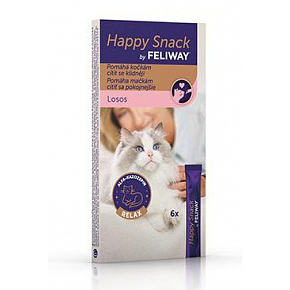 Feliway Happy Snack Lazac 6x15g