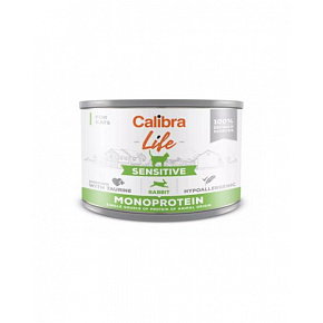 Calibra KONZERV Macska Life Adult Sensitive nyúl 6 x 200 g