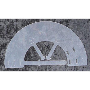 Klasszikus védőgallér átlátszó 25 cm