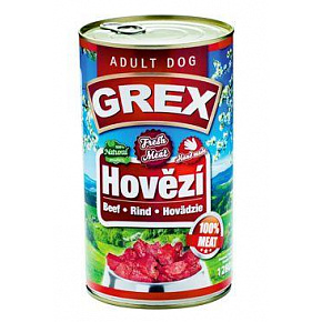 GRAND Dog konz. Grex Adult marhahús 1280g GRAND Dog konz. Grex Adult marhahús 1280g