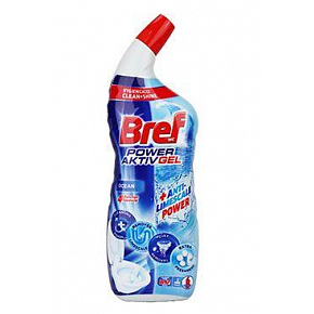 Wc tisztító Bref Power Aktiv Ocean gél 700ml