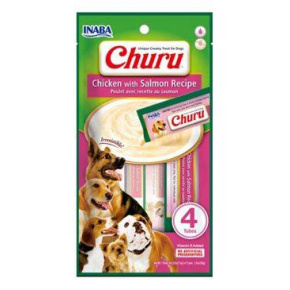 Churu Dog csirke lazaccal 4x14g