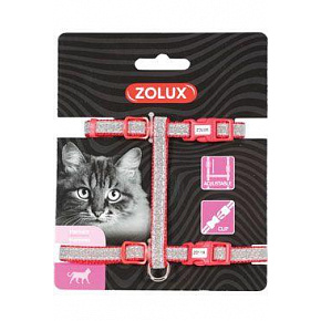 Macska hám SHINY nejlon piros Zolux Macska hám SHINY nejlon piros Zolux