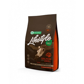 Natures P Lifestyle kutya felnőtt kis és mini fajtájú lazac & krill 1,5 kg