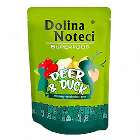 DOLINA NOTECI SUPERFOODS szarvas és kacsa kapszula kutyáknak 300 g DOLINA NOTECI SUPERFOODS szarvas és kacsa kapszula kutyáknak 300 g