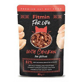Fitmin FL macska tasak Kitten Csirke 85g