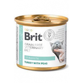 Brit Veterinary Diets GF macska Struvite 200 g konzerv