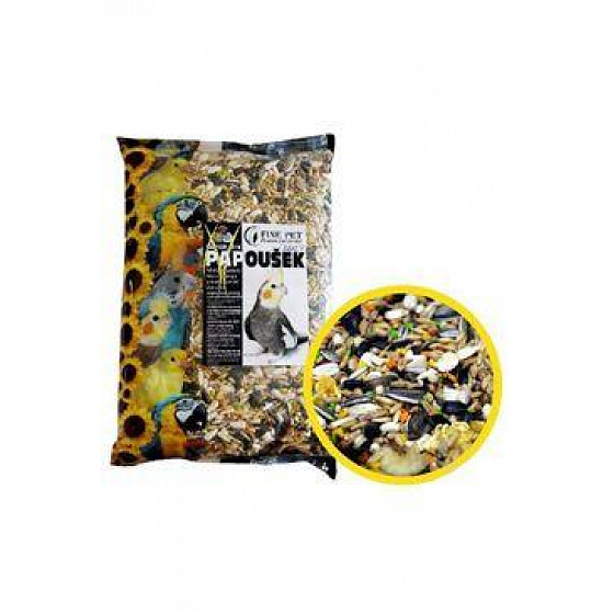 FINE PET Super Mix Kis Papagáj 800g