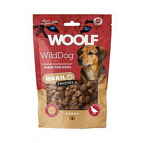 WOOLF WildDog poch. Twisties Quail&Cod 100g