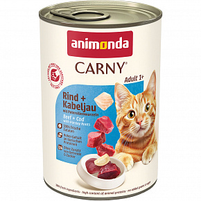 ANIMONDA konzerv CARNY Adult - marhahús, tőkehal, petrezselyem 400g ANIMONDA konzerv CARNY Adult - marhahús, tőkehal, petrezselyem 400g