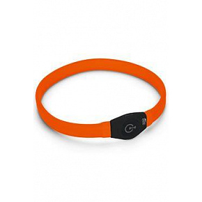 Nyakörv Visio Light LED USB újratölthető narancssárga 65cm KAR