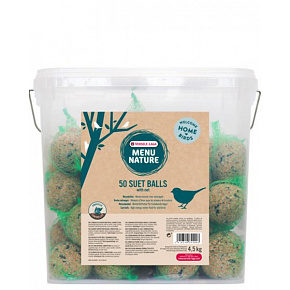 VL Faggyúgolyó hálóban, műanyag vödörben 50x90g