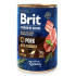 Brit Premium Dog by Nature Cons Sertéshús és légcső 400g