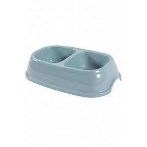 Műanyag dupla tál macska csúszásgátló 2x0,2l zöld Z Műanyag dupla tál macska csúszásgátló 2x0,2l zöld Z